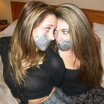 Hot wives and girlfriends bound tightly